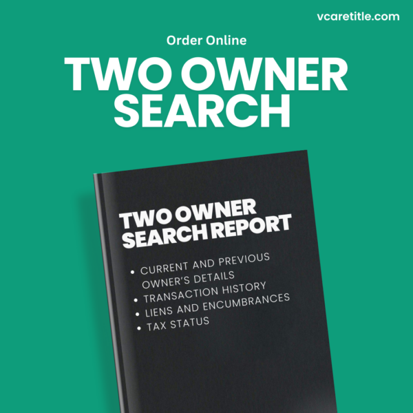 Two owner search report